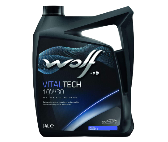 Моторное масло Wolf VitalTech 10W-30, 4л